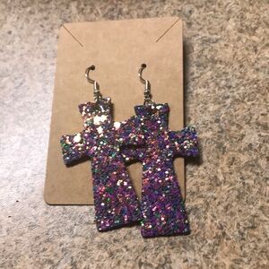 Cross earrings